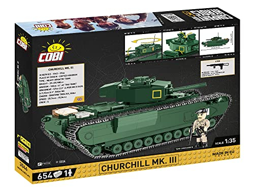 Foto 8 pulgar | Bloques De Construcción Cobi Company Of Heroes 3 Churchill Mk. Iii T - Venta Internacional.