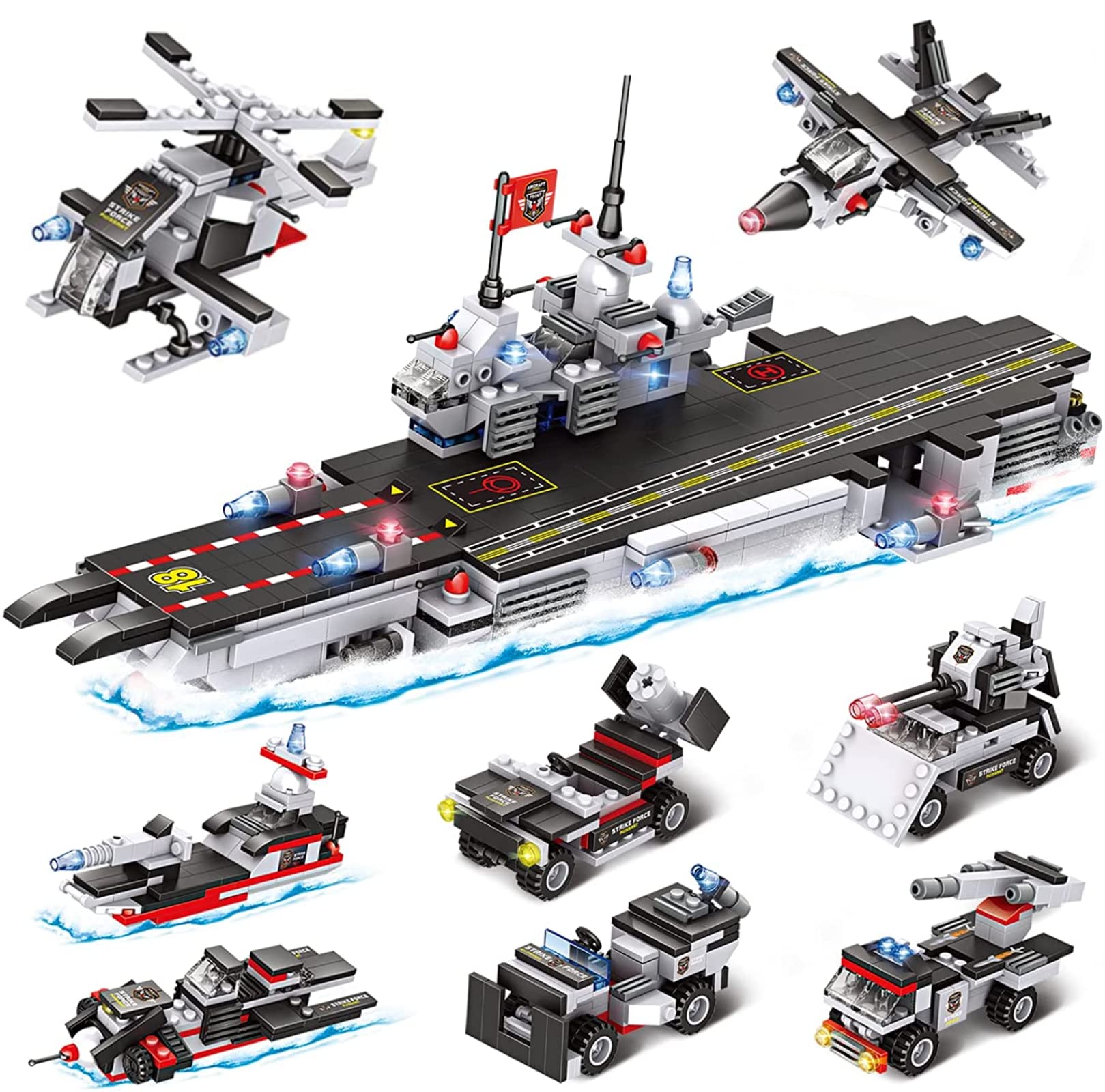 Set De Bloques De Construcción Ep Exercise N Play Aircraft Carrier - Venta Internacional.