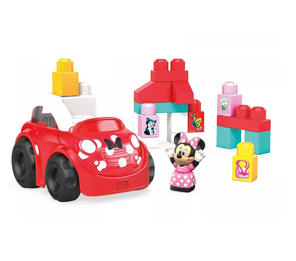 Foto 2 pulgar | Juguete De Construcción Mega Bloks Disney Convertible Minnie