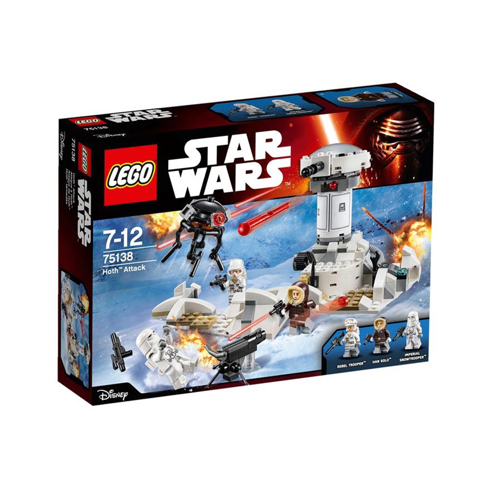 Foto 2 pulgar | Set De Construcción Lego Star Wars Hoth Attack 75138 - Venta Internacional.