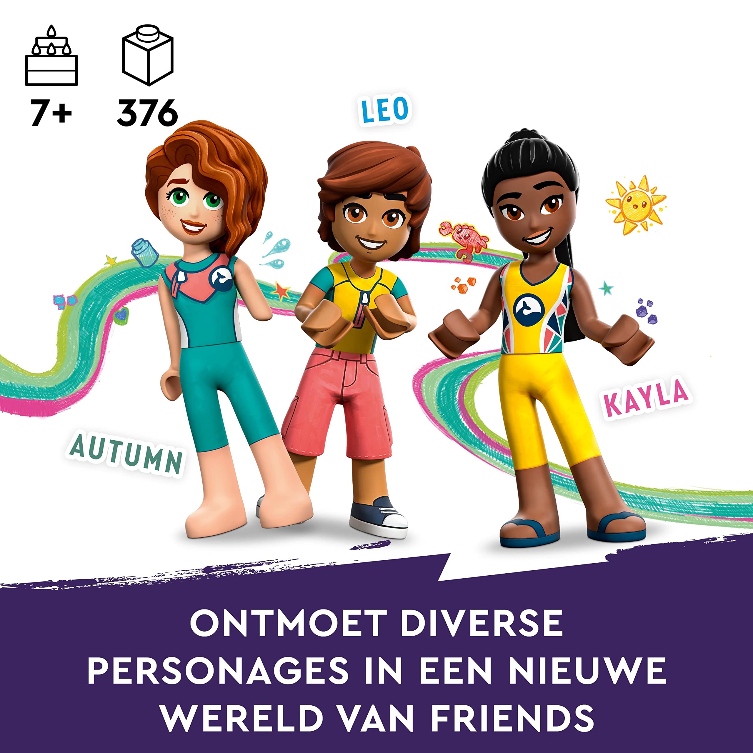 Foto 4 | Lego Friends Sea Rescue Center 41736 Con Figuras Para Niños Mayores De 7 Años - Venta Internacional.