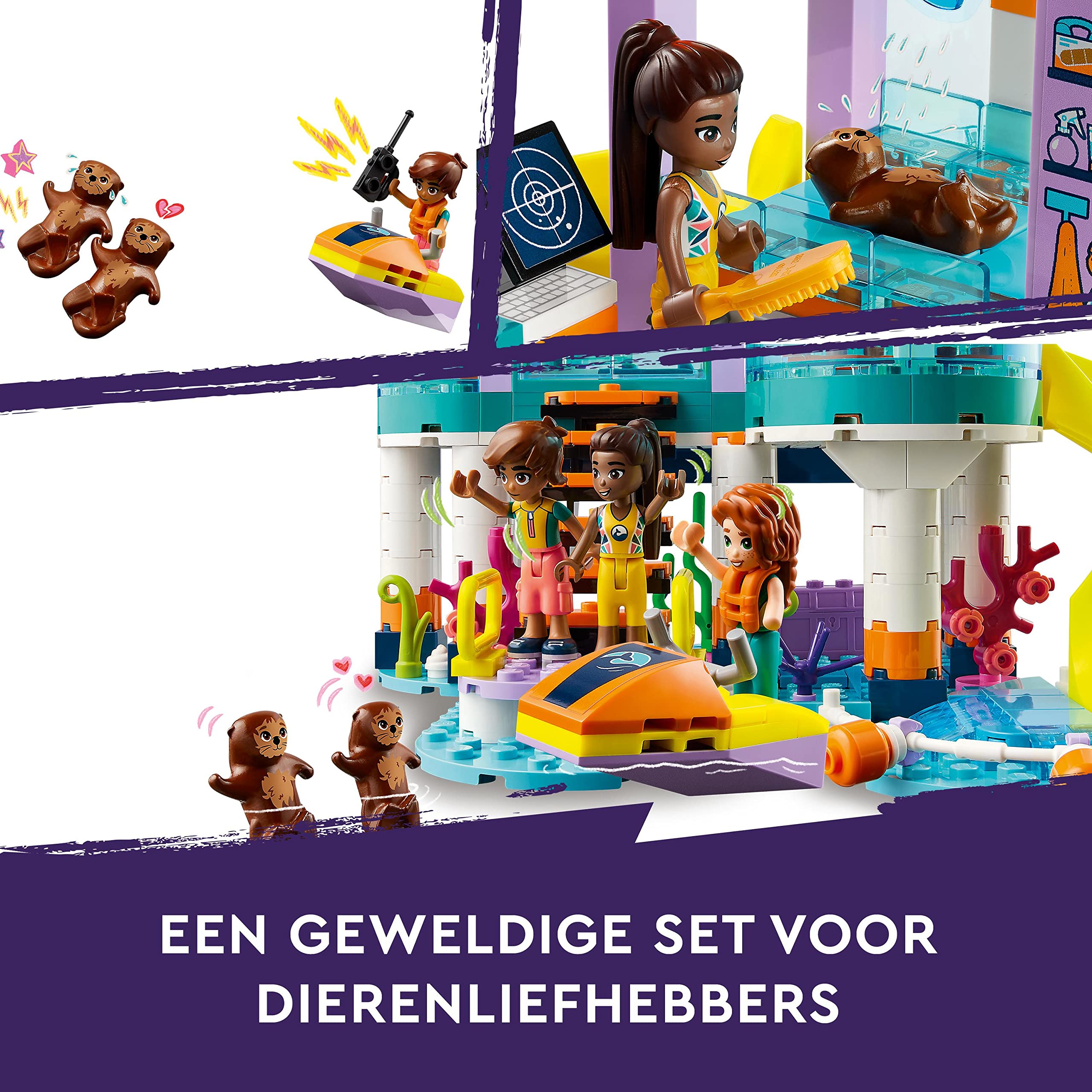 Foto 6 pulgar | Lego Friends Sea Rescue Center 41736 Con Figuras Para Niños Mayores De 7 Años - Venta Internacional.
