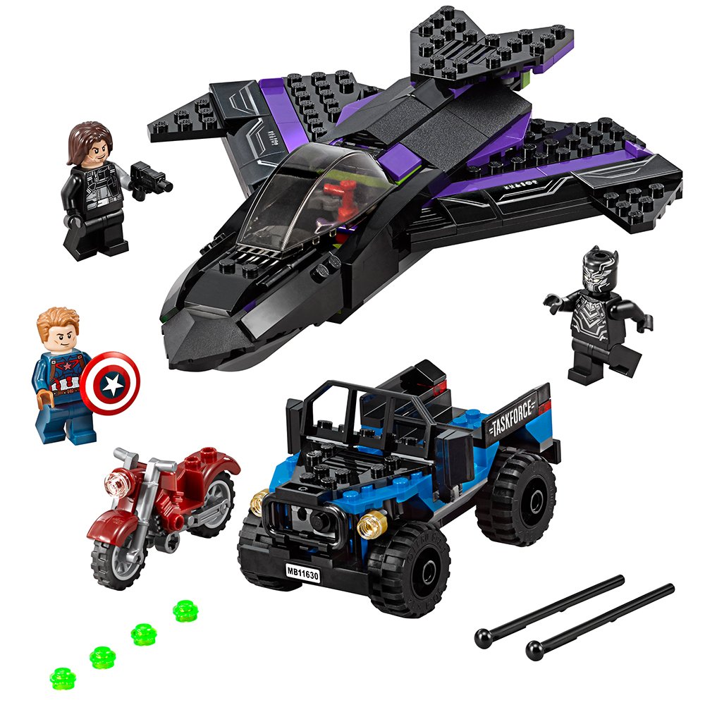 Foto 2 pulgar | Juguete Lego Marvel Super Heroes Black Panther Pursuit 76047 - Venta Internacional.