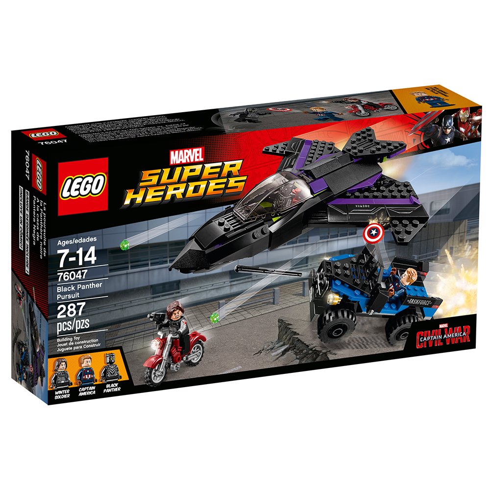 Foto 7 pulgar | Juguete Lego Marvel Super Heroes Black Panther Pursuit 76047 - Venta Internacional.