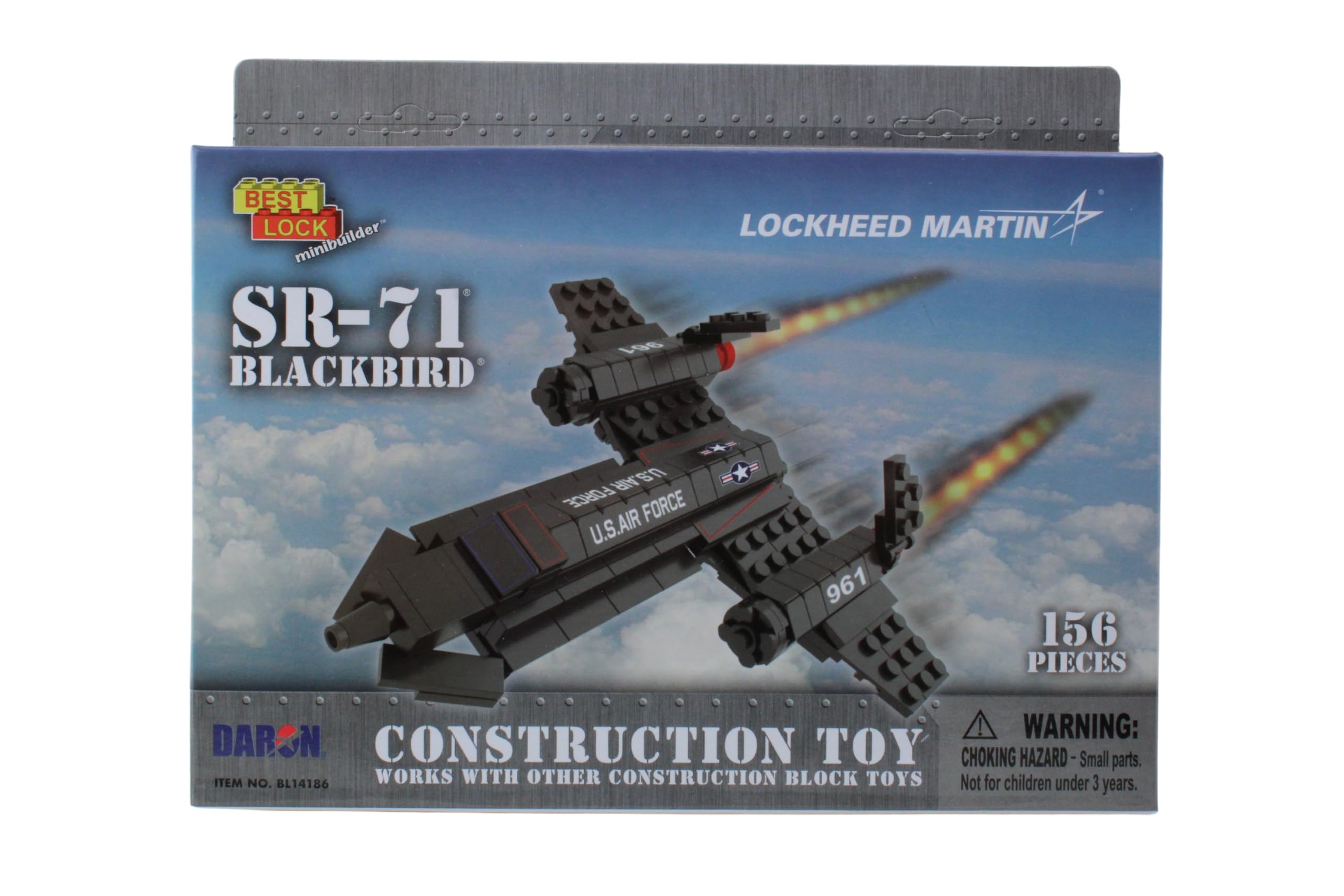 Foto 6 | Juguete De Construcción Daron Sr-71 Best Lock, 105 Piezas - Venta Internacional.
