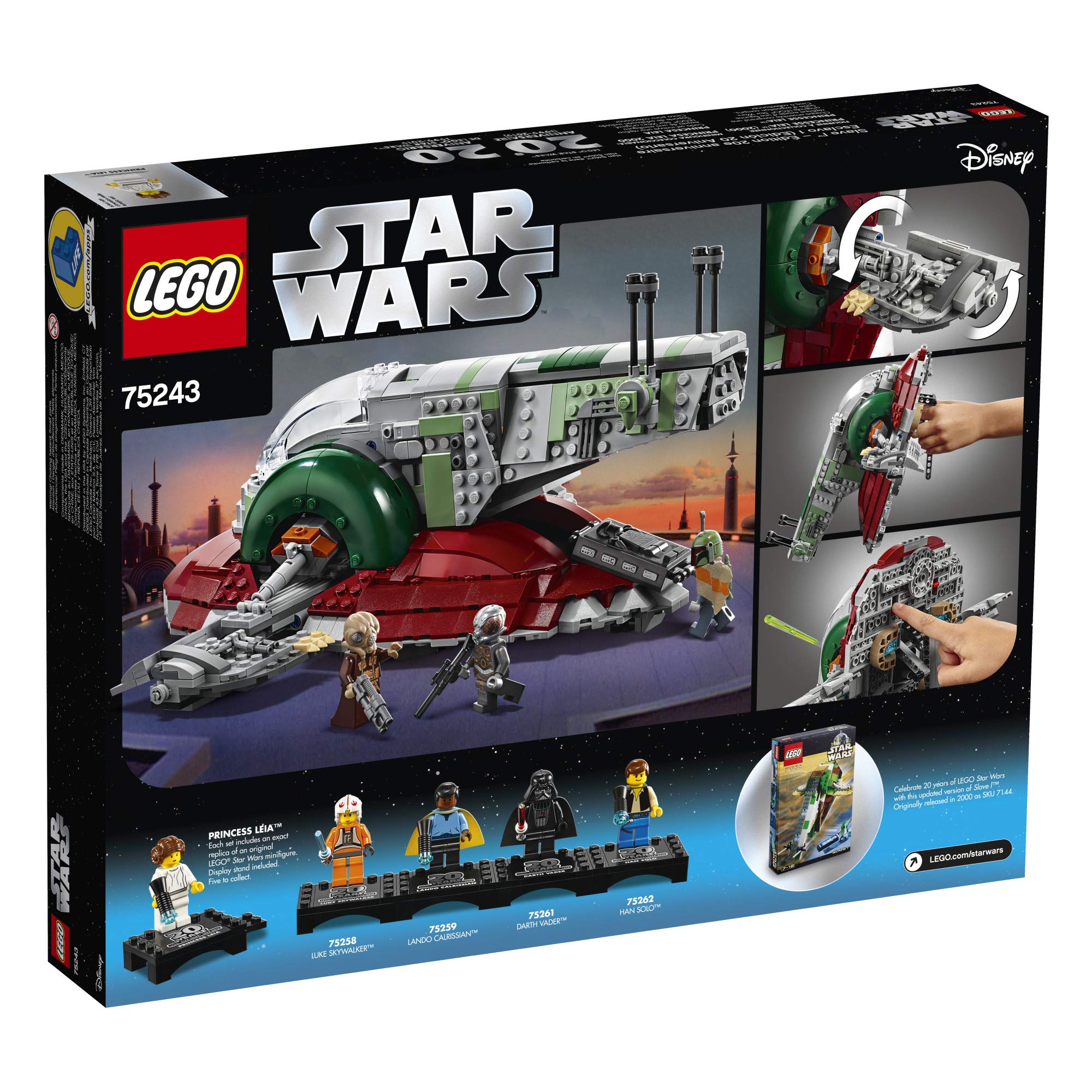 Foto 6 pulgar | Kit De Construcción Lego Star Wars Slave L 20º Aniversario 75243 - Venta Internacional.