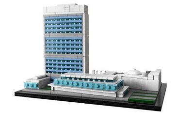 Foto 4 | Set De Construcción Lego Architecture | Sede De Las Naciones Unidas - Venta Internacional.