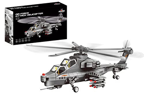 Set De Bloques De Construcción Attack Helicopter Air Force 283 Piezas - Venta Internacional.