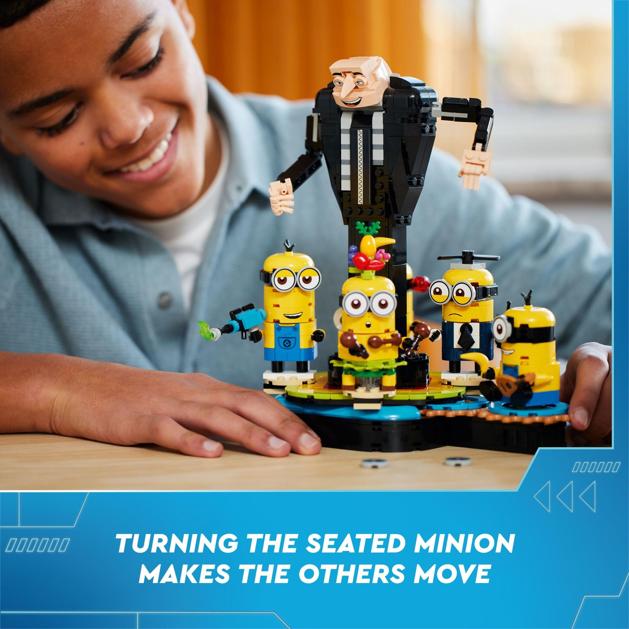 Foto 4 pulgar | Juguete Lego Despicable Me 4 Brick Built Gru And Minions 75582 - Venta Internacional.