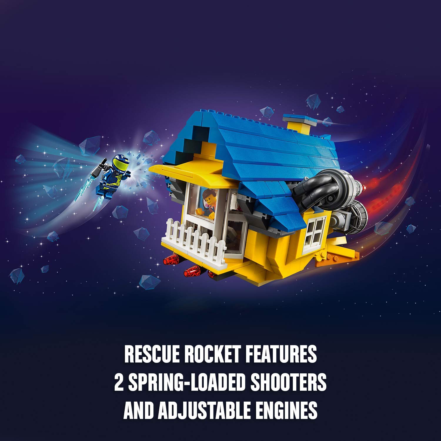 Foto 7 pulgar | Cohete De Rescate De Toy Lego The Lego Movie 2 Emmet's Dream House - Venta Internacional.
