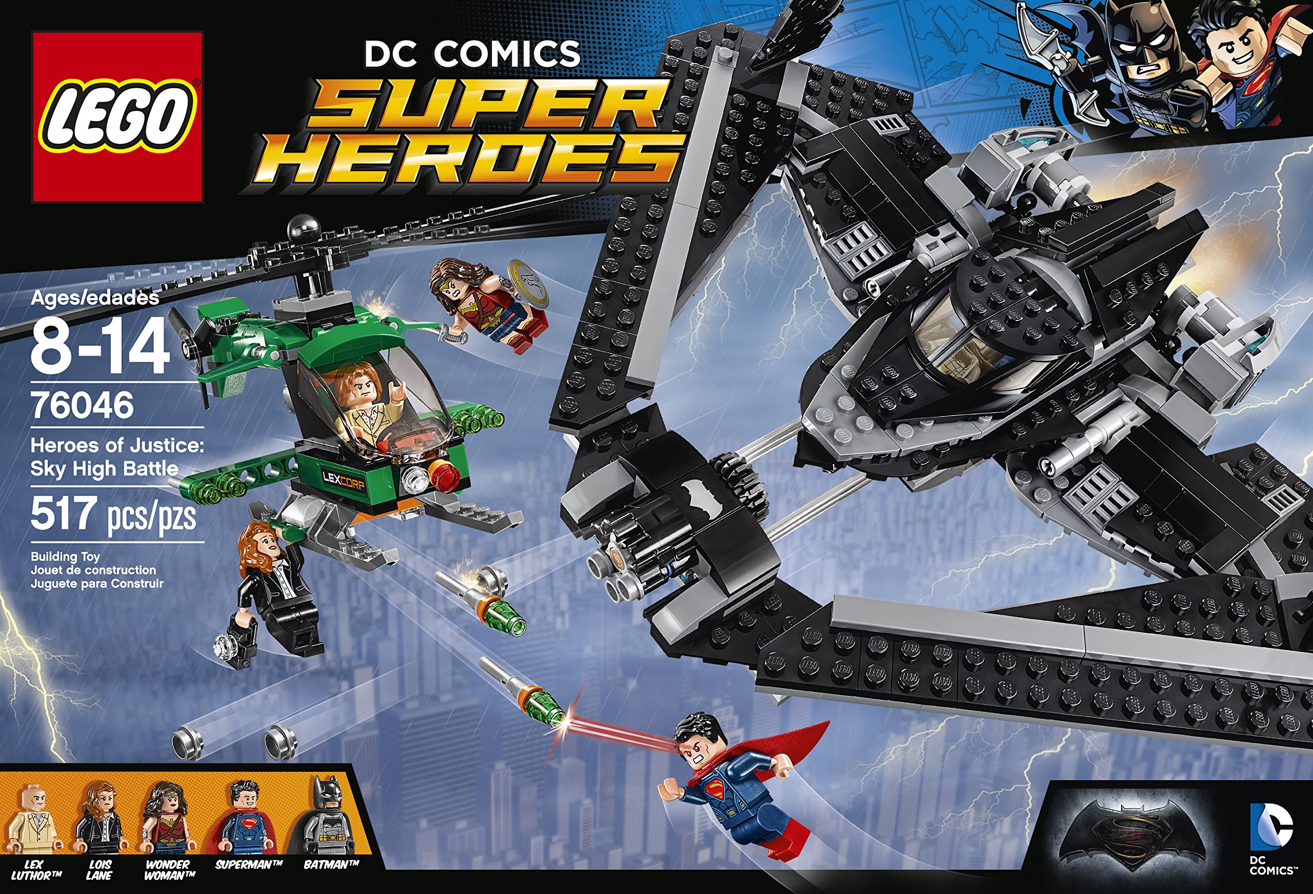 Foto 2 | Juguete De Construcción Lego Super Heroes Heroes Of Justice 517 Piezas - Venta Internacional.