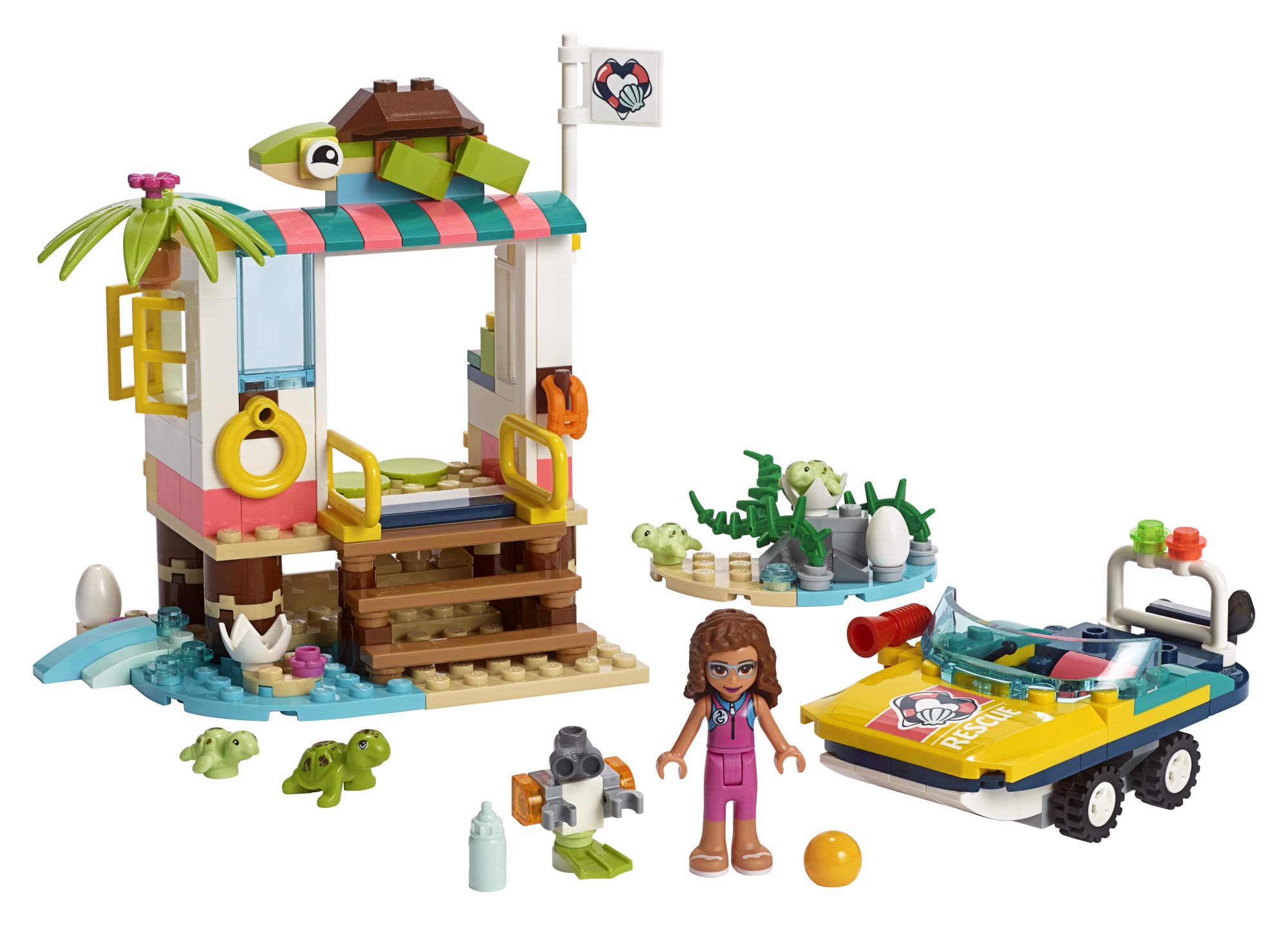 Foto 2 | Kit De Construcción Lego Friends Turtles Rescue Mission 41376 - Venta Internacional.