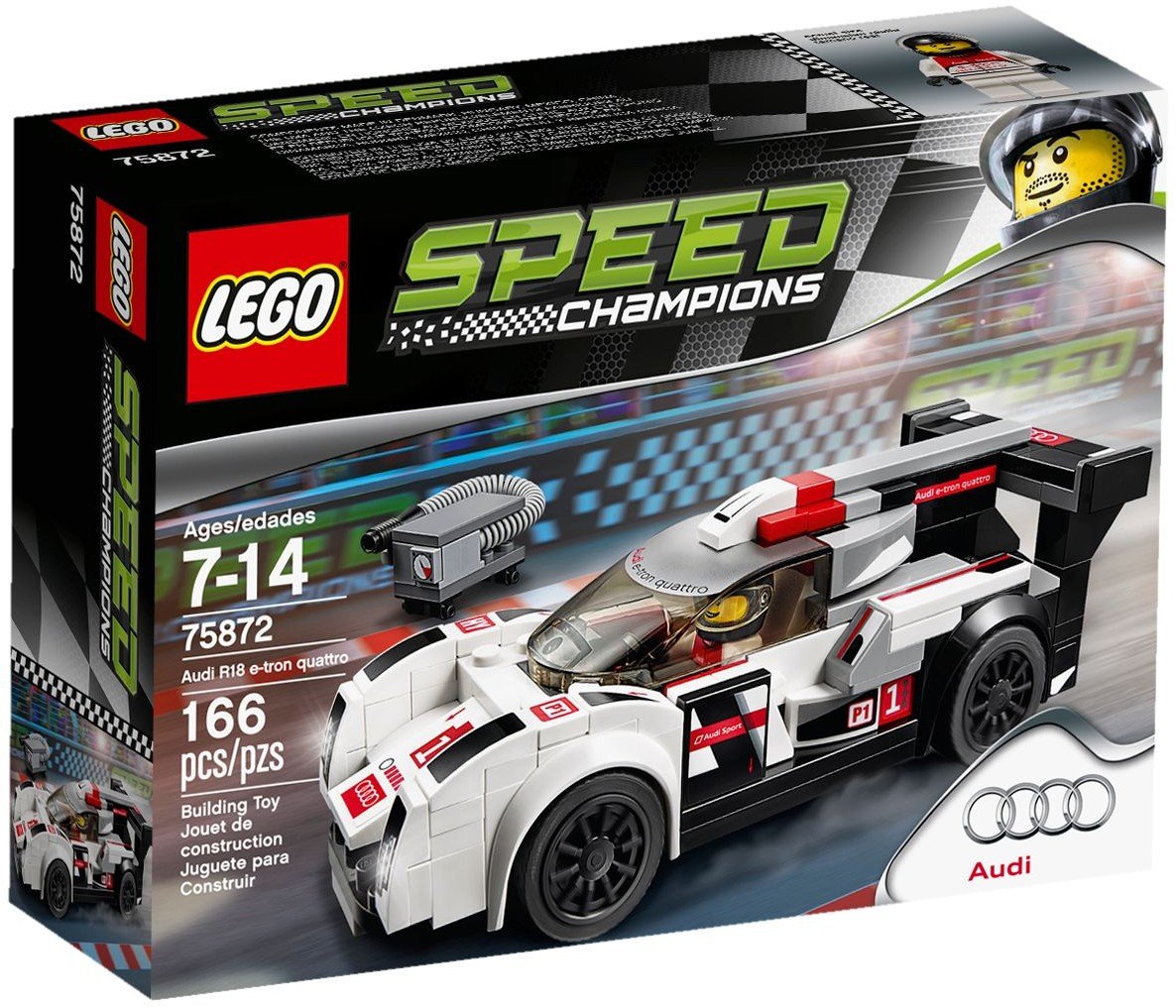 Foto 2 | Set De Construcción Lego Speed Champions 75872 Para Audi R18 E-tron Quattro - Venta Internacional.