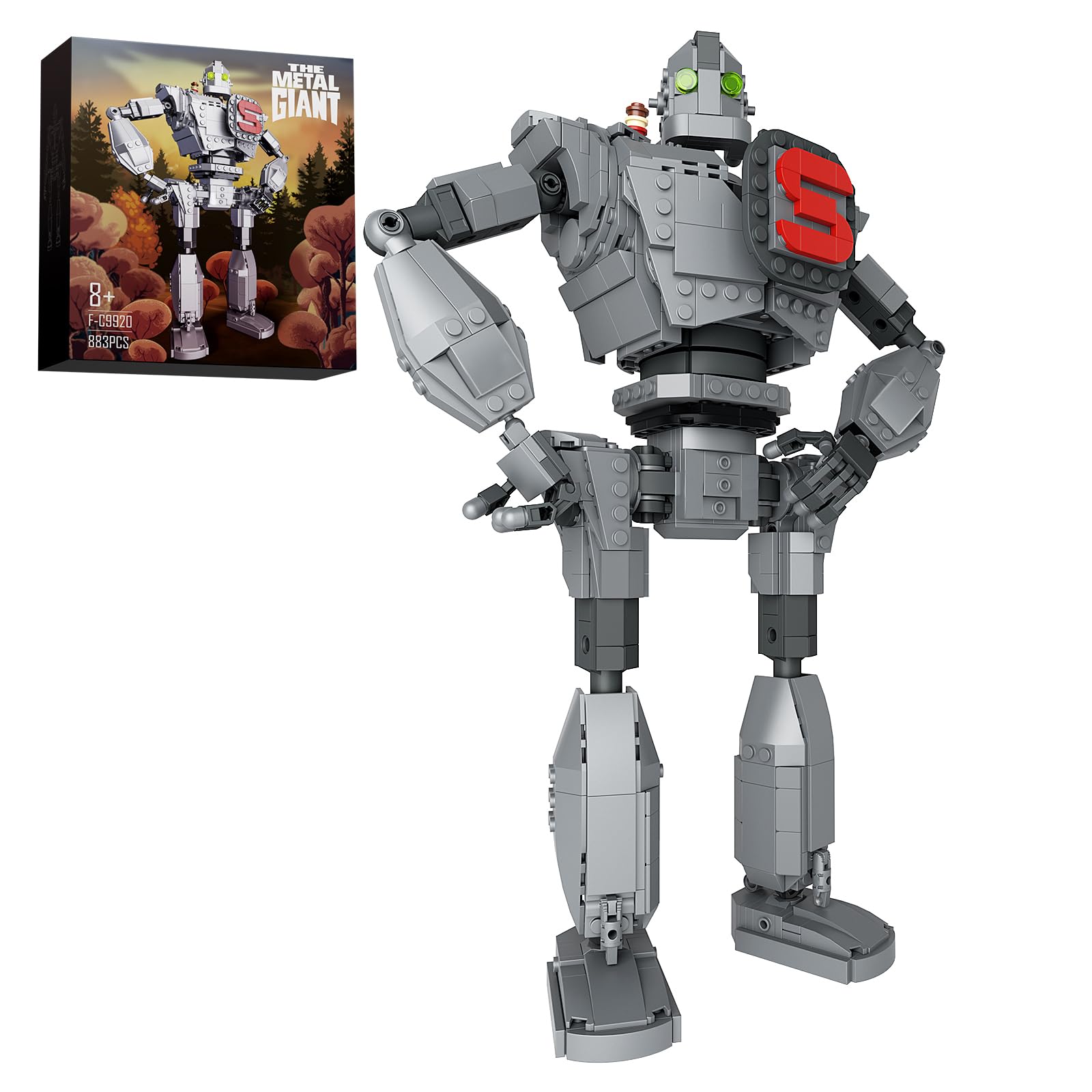 Foto 1 | Set De Construcción Iron Robot The Metal Giant 883 Piezas Para Más De 8 Años - Venta Internacional.