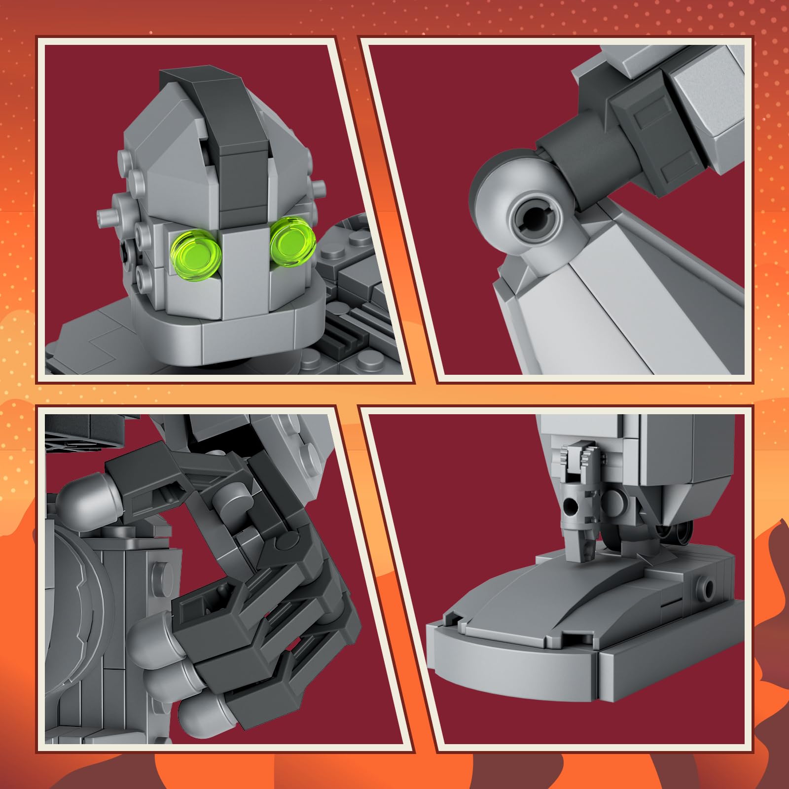 Foto 4 pulgar | Set De Construcción Iron Robot The Metal Giant 883 Piezas Para Más De 8 Años - Venta Internacional.