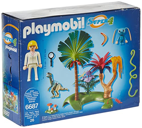 Foto 7 pulgar | Kit De Construcción Playmobil Super 4 Lost Island Con Alien Y Raptor - Venta Internacional.