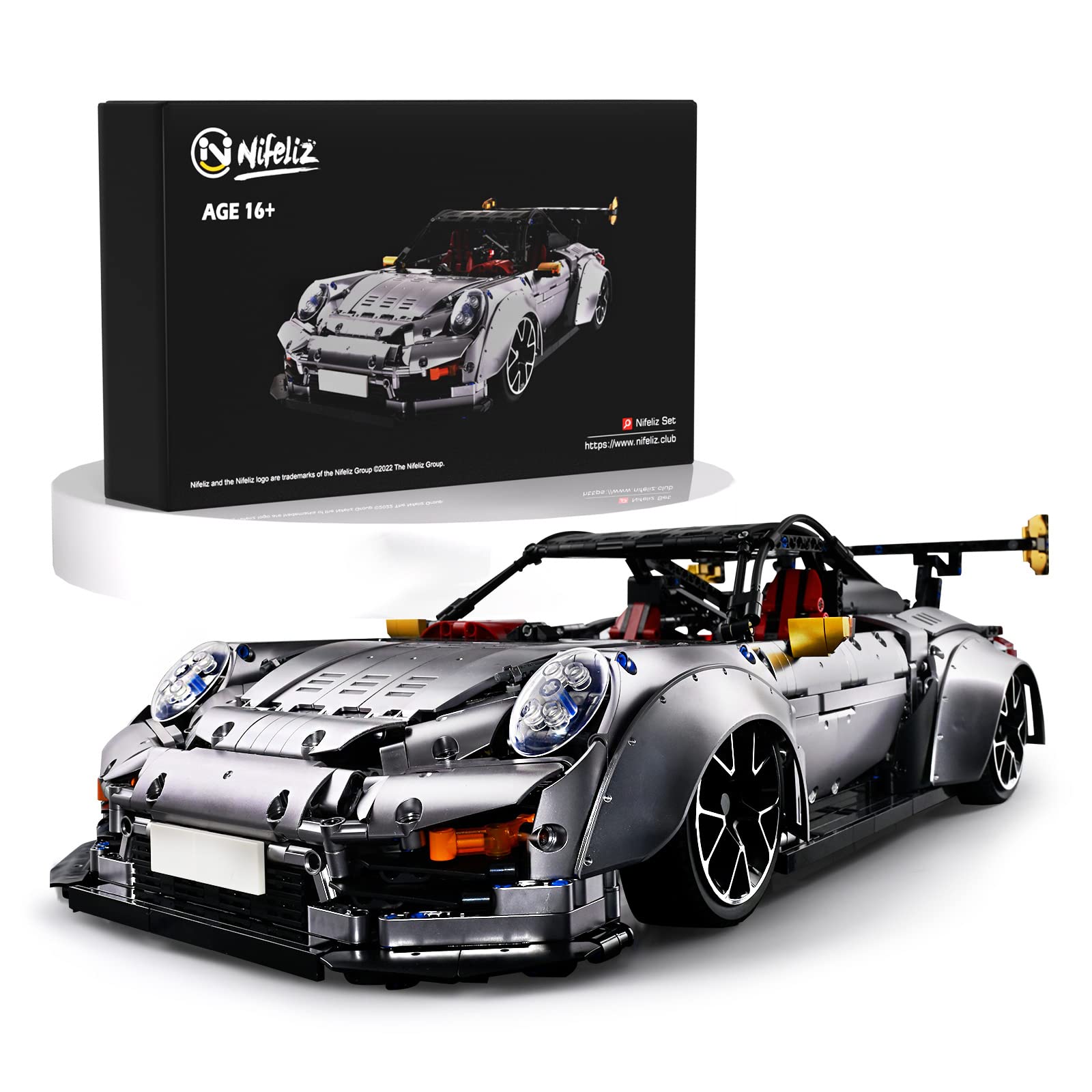 Foto 2 pulgar | Modelo De Coche Deportivo Nifeliz 977 Gtz Rs Racing De Juguete Con Lego Compa - Venta Internacional.
