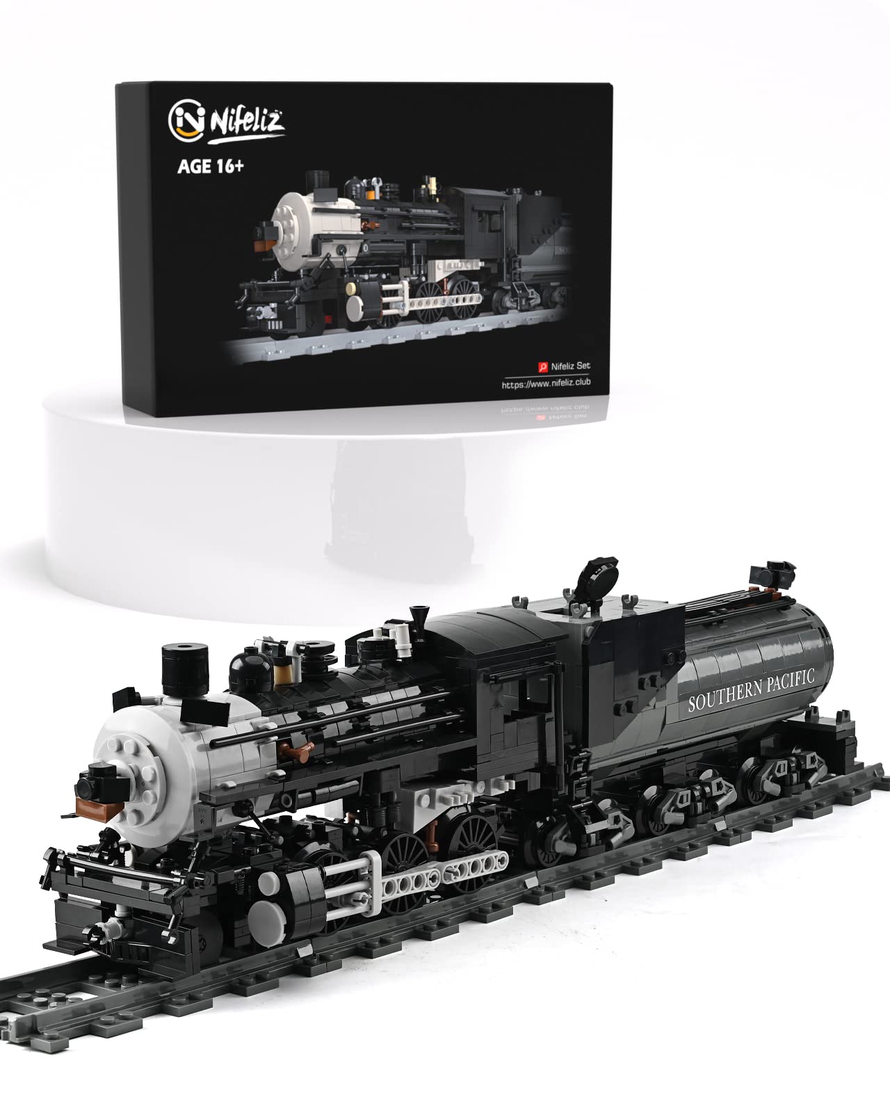 Kit De Construcción Nifeliz Cn5700 Steam Train Con 1136 Piezas - Venta Internacional.