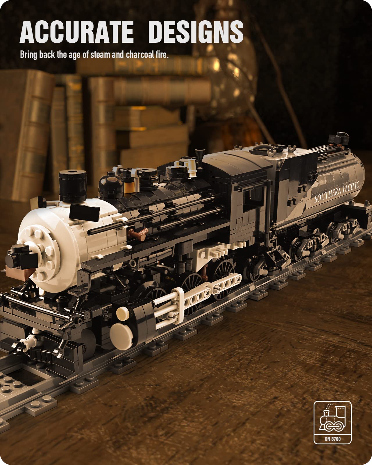 Foto 3 pulgar | Kit De Construcción Nifeliz Cn5700 Steam Train Con 1136 Piezas - Venta Internacional.