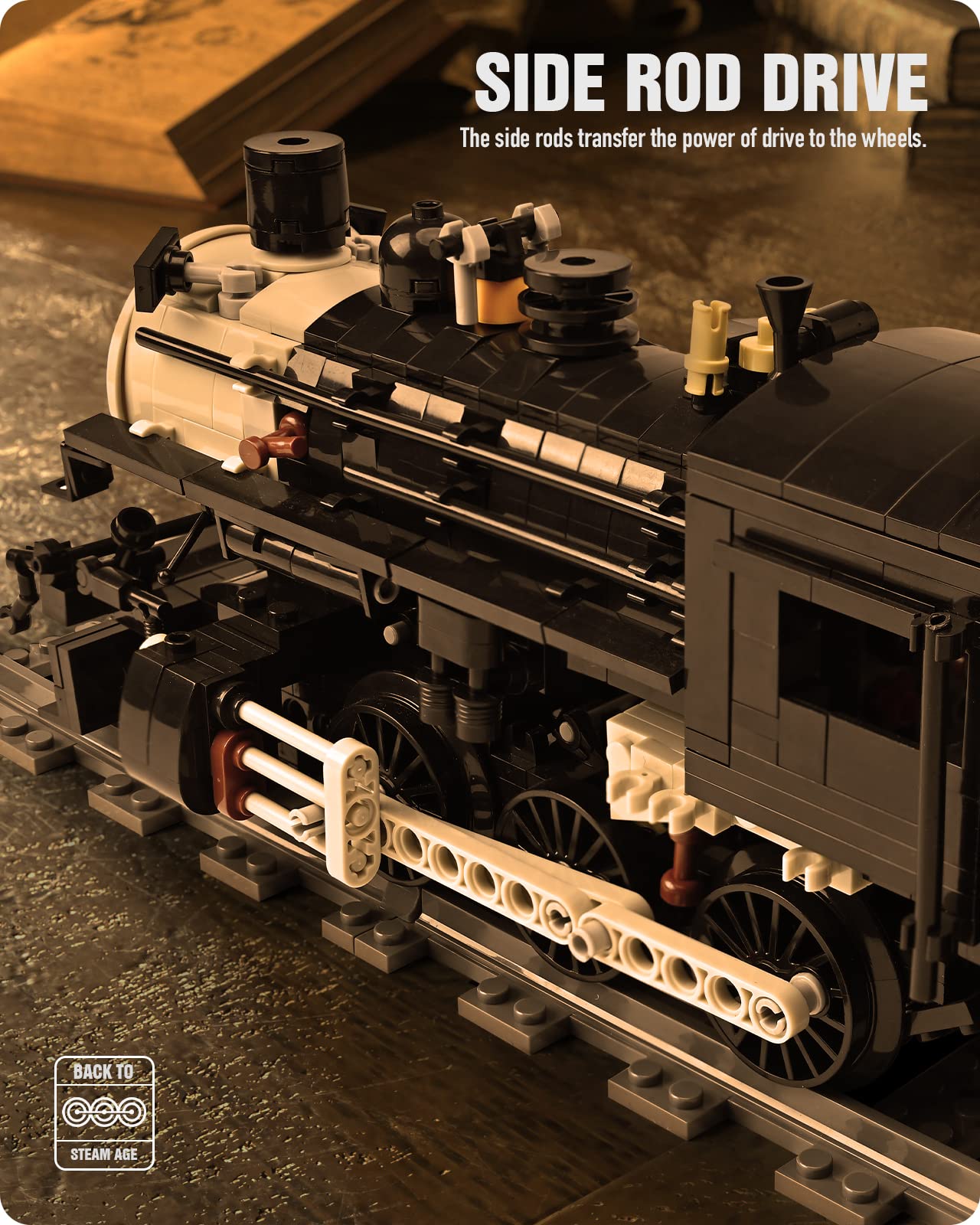 Foto 4 pulgar | Kit De Construcción Nifeliz Cn5700 Steam Train Con 1136 Piezas - Venta Internacional.