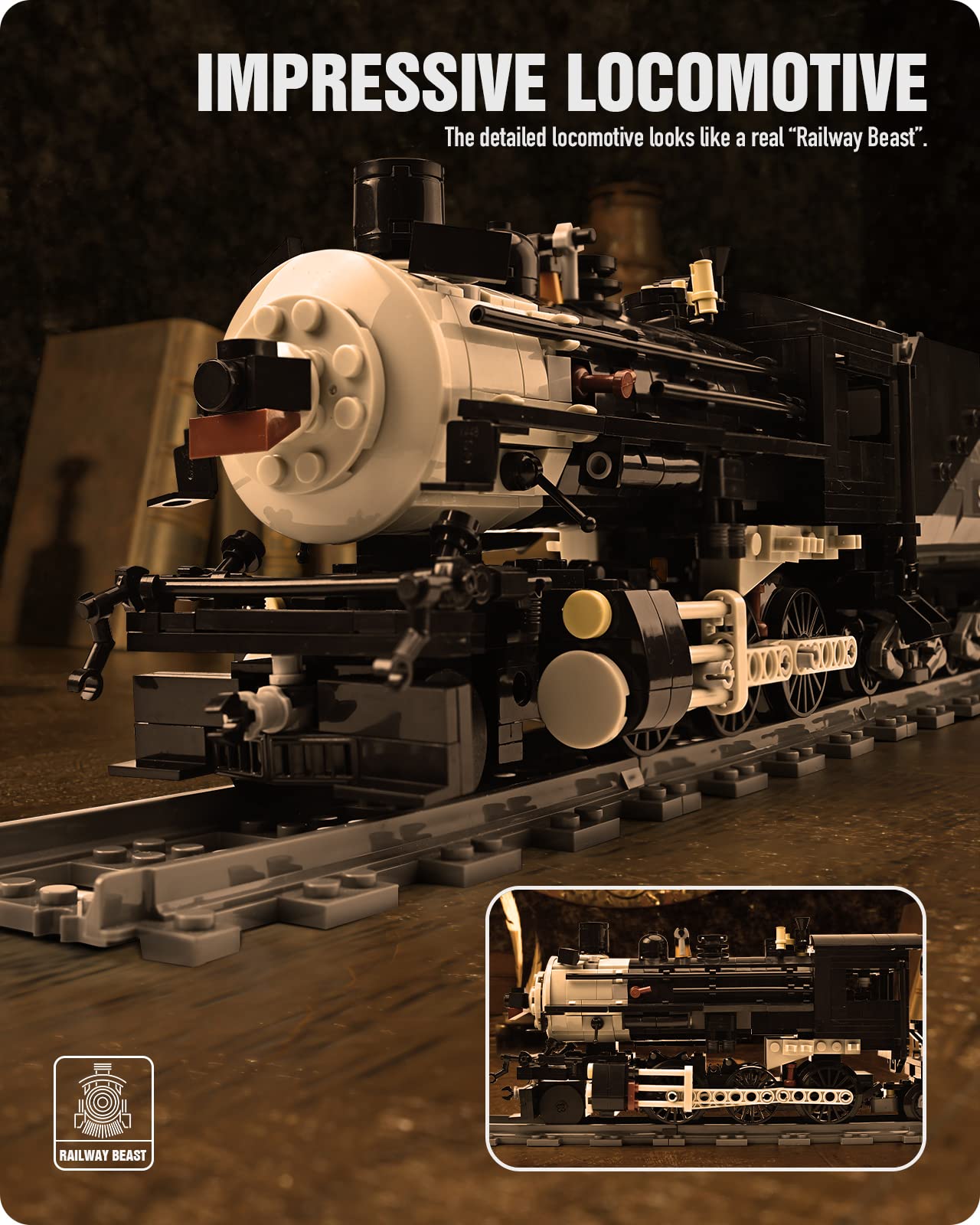 Foto 6 pulgar | Kit De Construcción Nifeliz Cn5700 Steam Train Con 1136 Piezas - Venta Internacional.