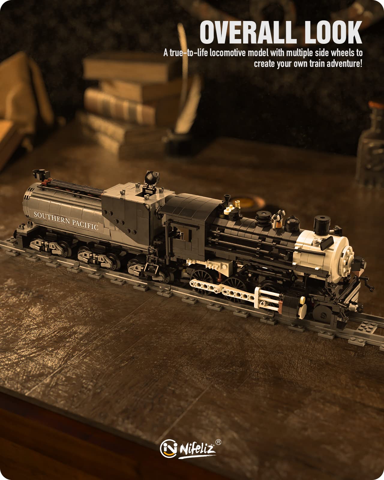 Foto 7 pulgar | Kit De Construcción Nifeliz Cn5700 Steam Train Con 1136 Piezas - Venta Internacional.