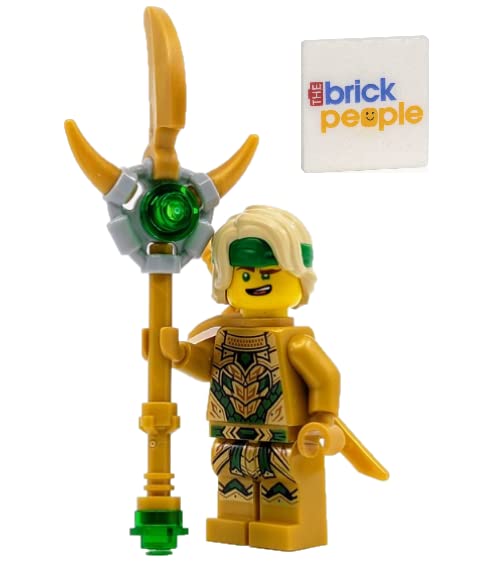 Foto 2 pulgar | Minifigura Lego Ninjago Lloyd Golden Oni Con Bastón - Venta Internacional.