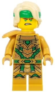 Foto 2 | Minifigura Lego Ninjago Lloyd Golden Oni Con Bastón - Venta Internacional.