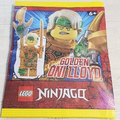 Foto 5 pulgar | Minifigura Lego Ninjago Lloyd Golden Oni Con Bastón - Venta Internacional.