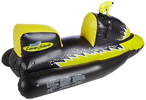 Foto 3 pulgar | Swimline Lasershark Wet-ski Squirter Negro/amarillo, 51''/26''/25'' - Venta Internacional.