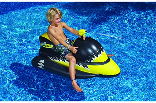 Foto 5 pulgar | Swimline Lasershark Wet-ski Squirter Negro/amarillo, 51''/26''/25'' - Venta Internacional.