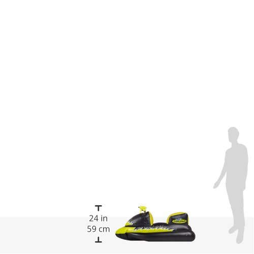 Foto 6 pulgar | Swimline Lasershark Wet-ski Squirter Negro/amarillo, 51''/26''/25'' - Venta Internacional.