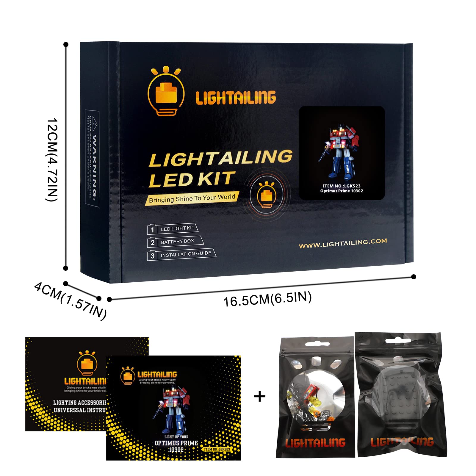 Foto 7 pulgar | Luz Led Para Lego 10302 Optimus Prime - Lightailing - Venta Internacional.