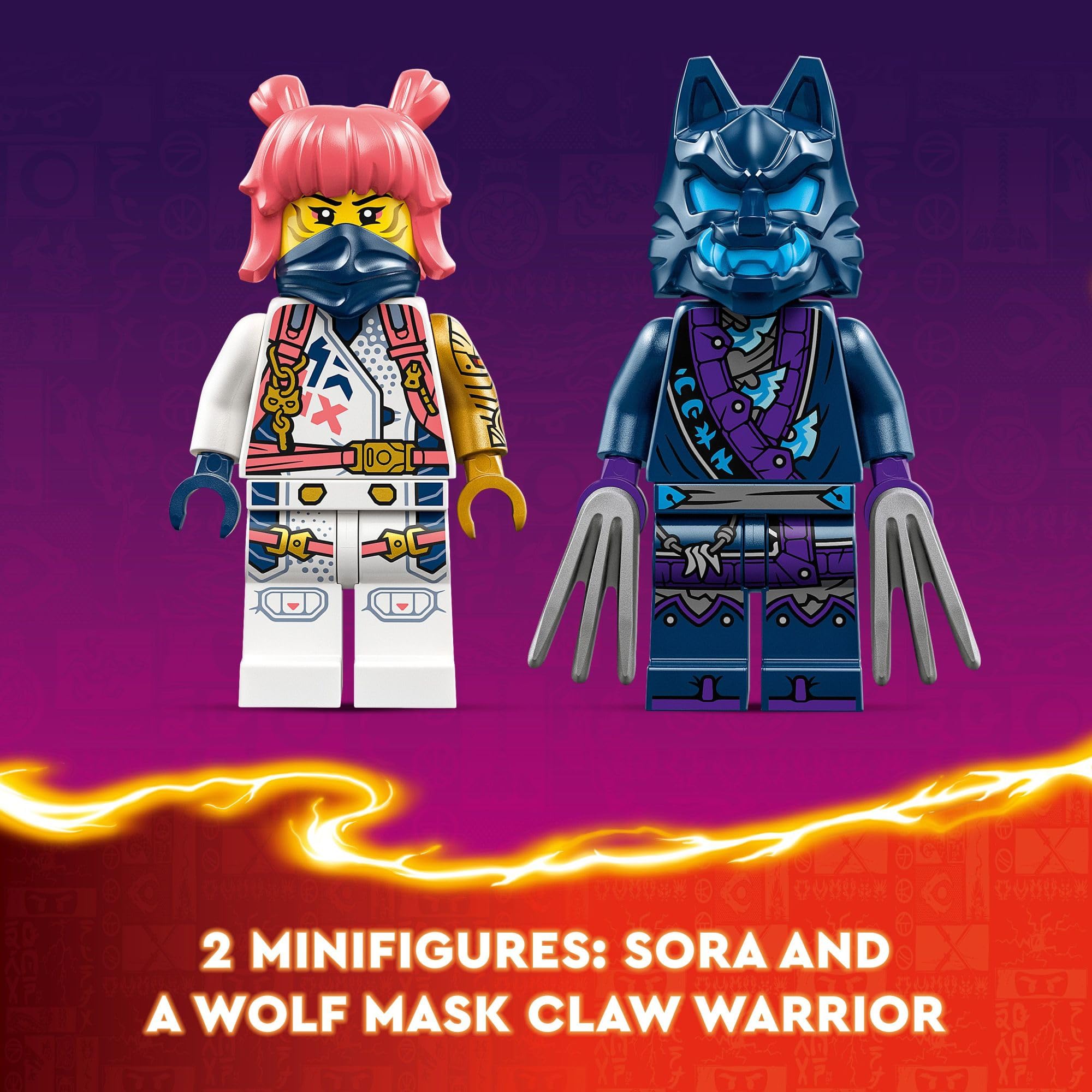 Foto 5 pulgar | Juguete Lego Ninjago, El Robot Tecnológico Elemental De Sora, Mini Ninja, Más De 7 Años - Venta Internacional.