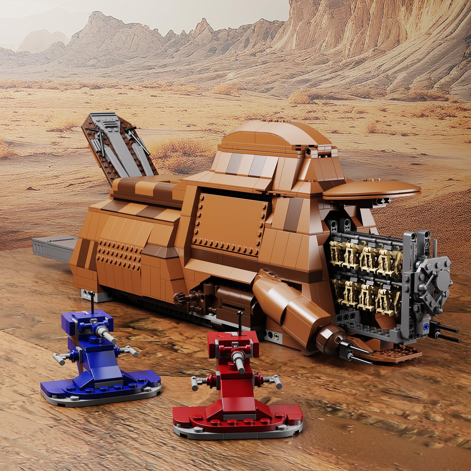 Foto 2 | Kit De Construcción Battle Trade Federation Droid Ship Con 1286 Piezas - Venta Internacional.