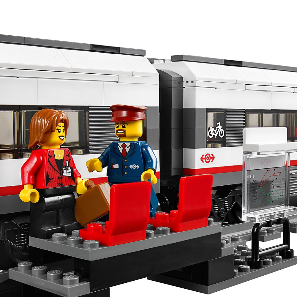 Foto 5 pulgar | Tren De Pasajeros De Alta Velocidad Lego City De Juguete 60051 - Venta Internacional.