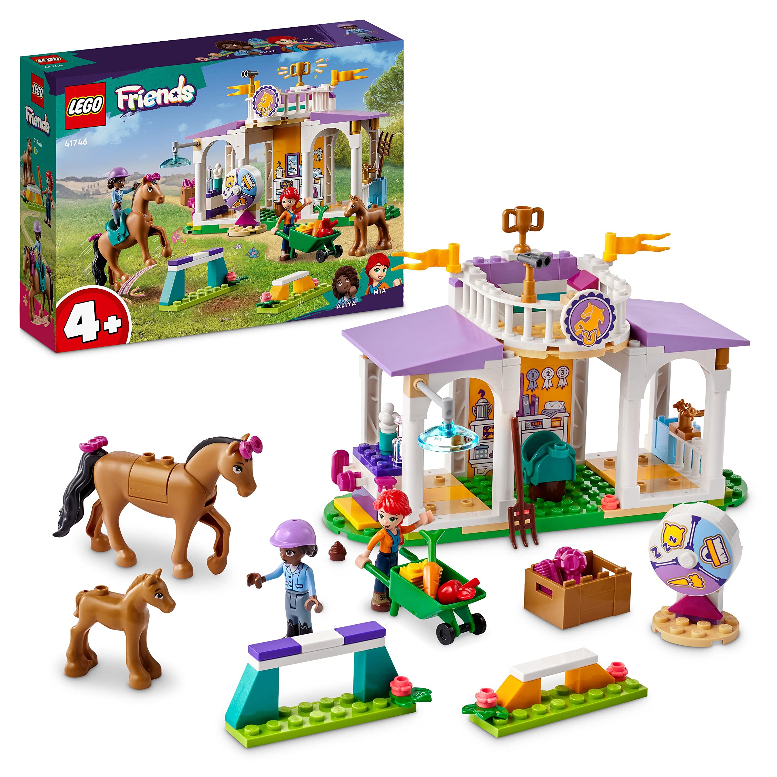 Set De Escuela De Equitación Toy Lego Friends Con 2 Caballos Y Muñecas Para Mayores De 4 - Venta Internacional.