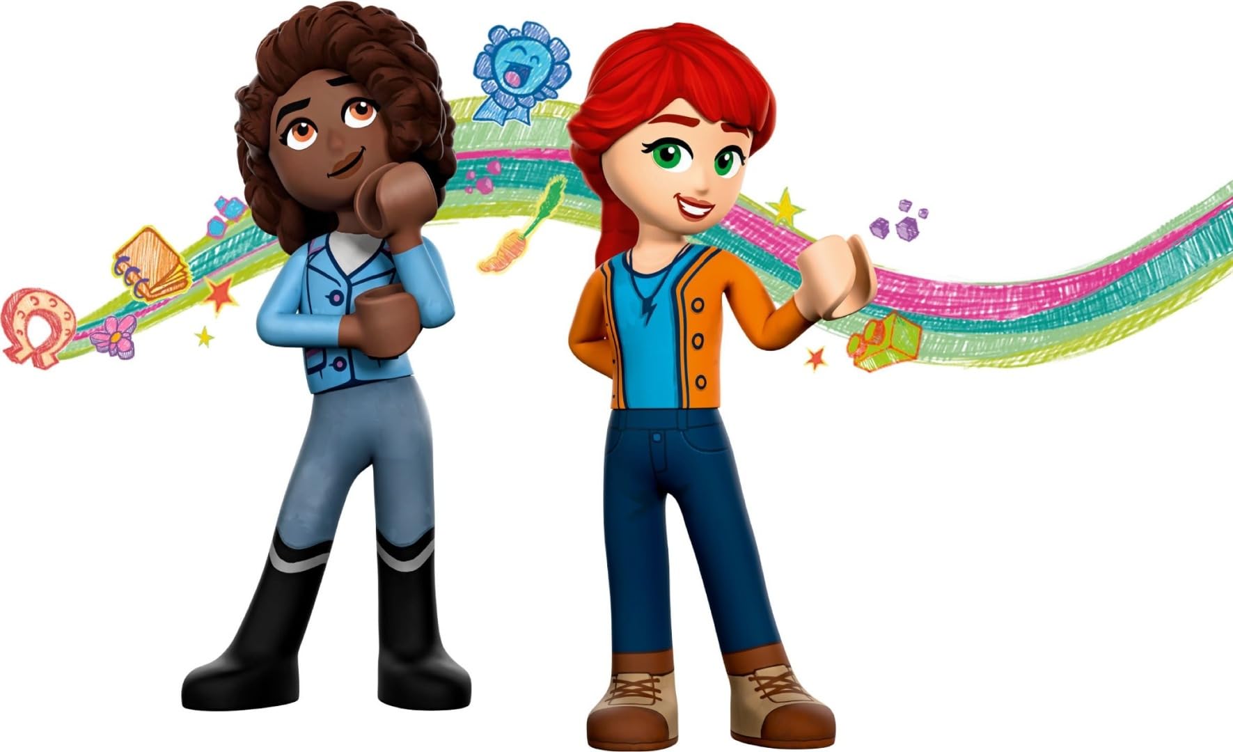 Foto 5 pulgar | Set De Escuela De Equitación Toy Lego Friends Con 2 Caballos Y Muñecas Para Mayores De 4 - Venta Internacional.
