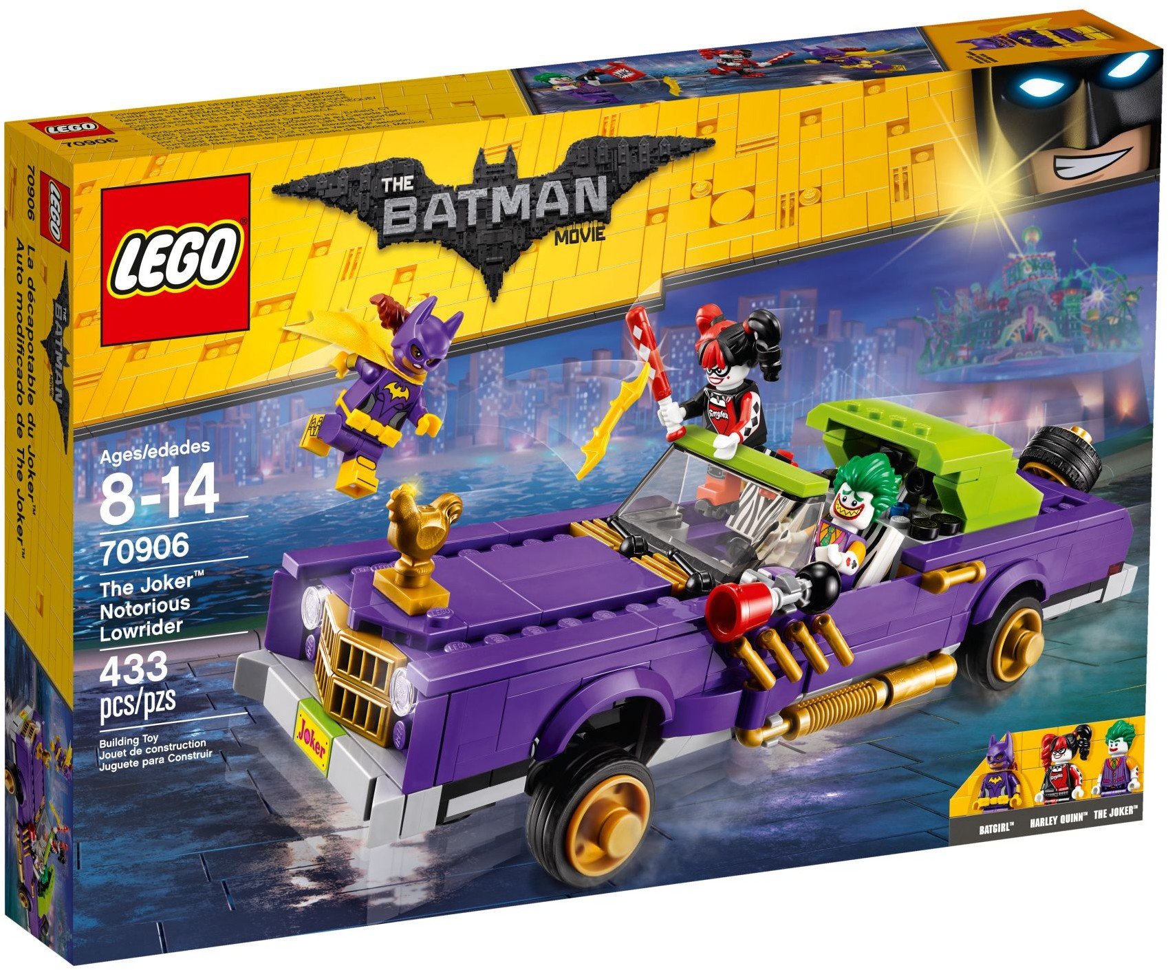 Foto 2 | Juguete De Construcción Lego The Batman Movie The Joker Notorious Lowrider 70906 - Venta Internacional.