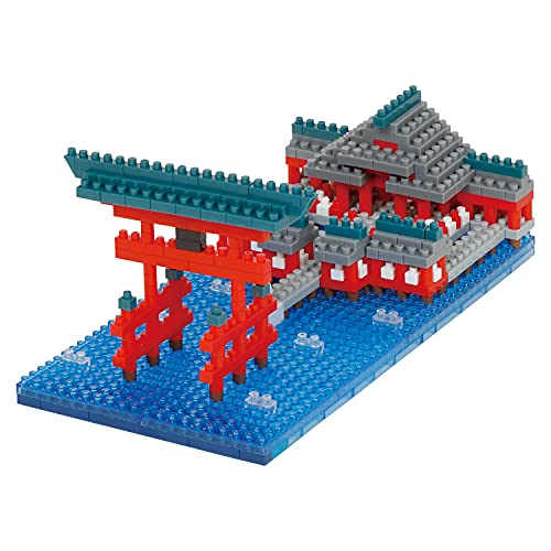 Nanoblock Nanoblock, Vistas Para Ver El Santuario De Itsukushima, 540 Unidades - Venta Internacional.