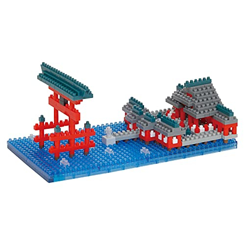 Foto 4 pulgar | Nanoblock Nanoblock, Vistas Para Ver El Santuario De Itsukushima, 540 Unidades - Venta Internacional.