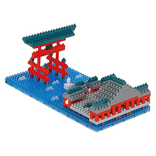 Foto 6 pulgar | Nanoblock Nanoblock, Vistas Para Ver El Santuario De Itsukushima, 540 Unidades - Venta Internacional.