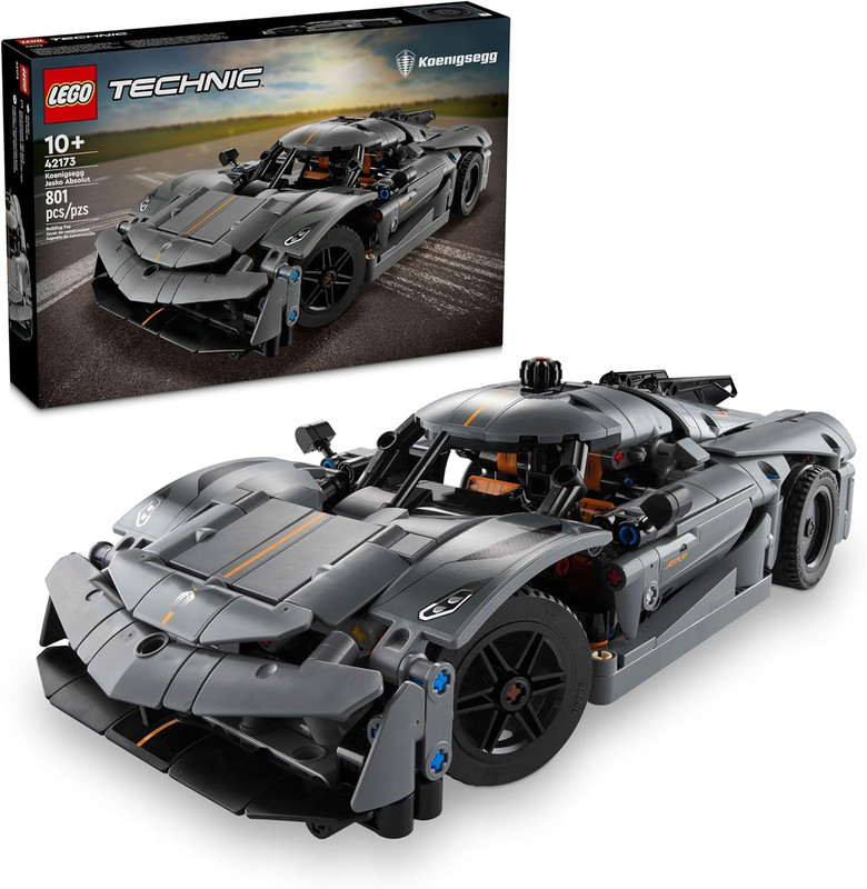 Foto 2 pulgar | Lego Technic 42173 Hipercoche Koenigsegg Jesko Absolut Gris