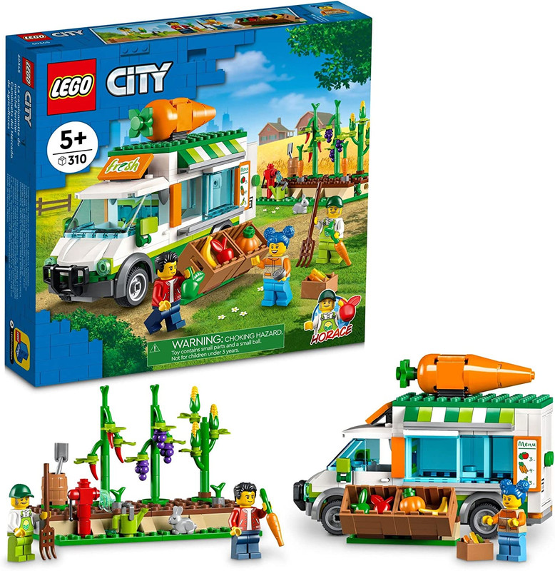 Lego City 60345 Furgoneta Del Mercado De Agricultores