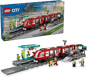 Lego City 60423 Tranvía Y Estación Del Centro