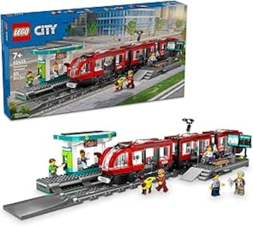 Foto 1 | Lego City 60423 Tranvía Y Estación Del Centro