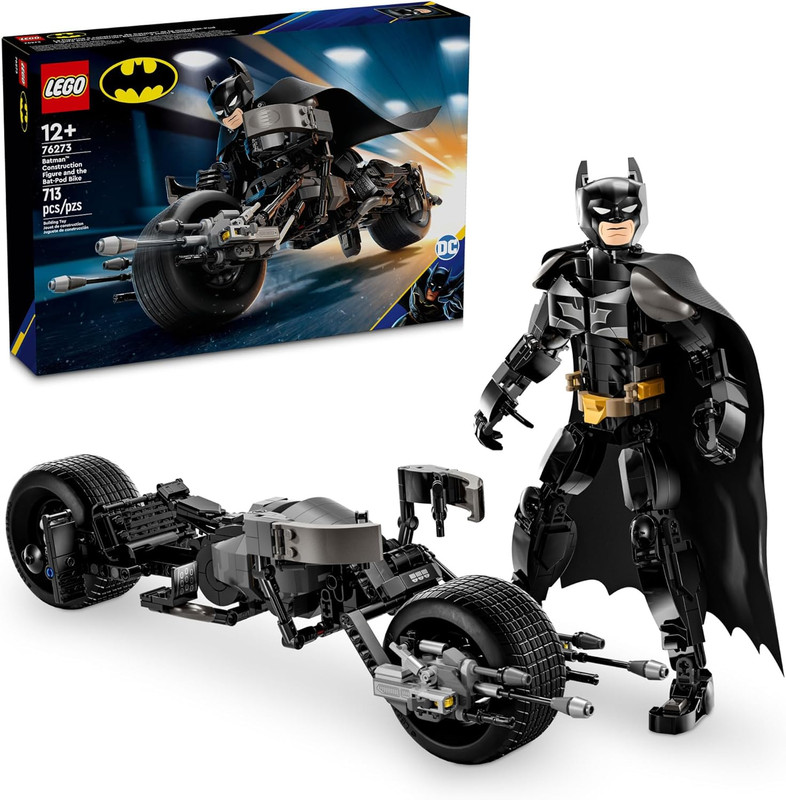 Foto 2 pulgar | Lego Super Heroes 76273 Figura Para Construir: Batman Y Moto Bat-pod