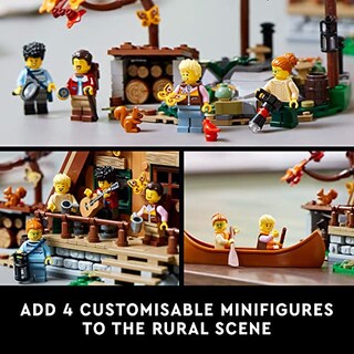 Foto 4 | Set De Exhibición Coleccionable Lego Ideas A-frame Cabin 213 - Venta Internacional.