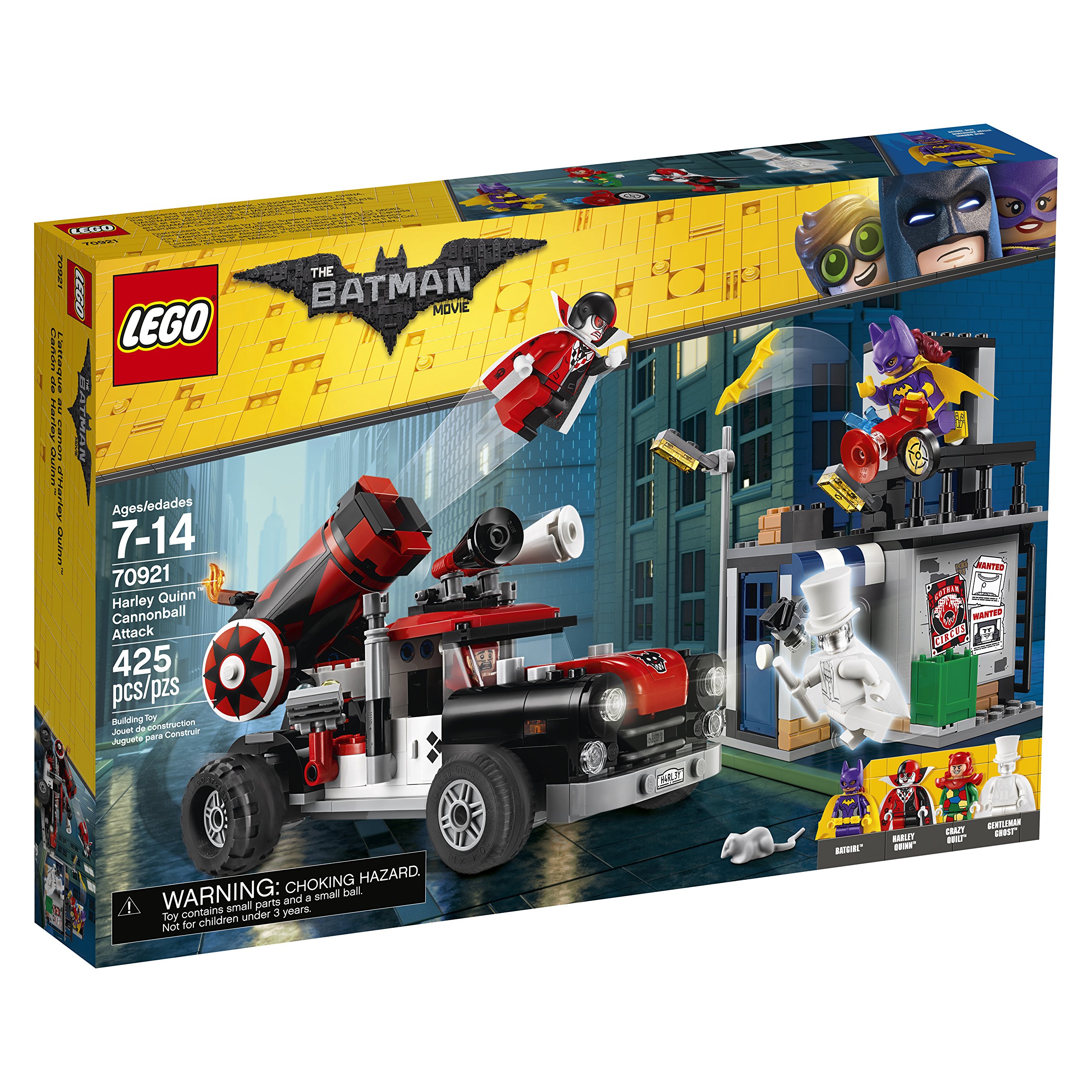 Foto 5 pulgar | Kit De Construcción Lego Batman Movie Harley Quinn Cannonball 70921 - Venta Internacional.