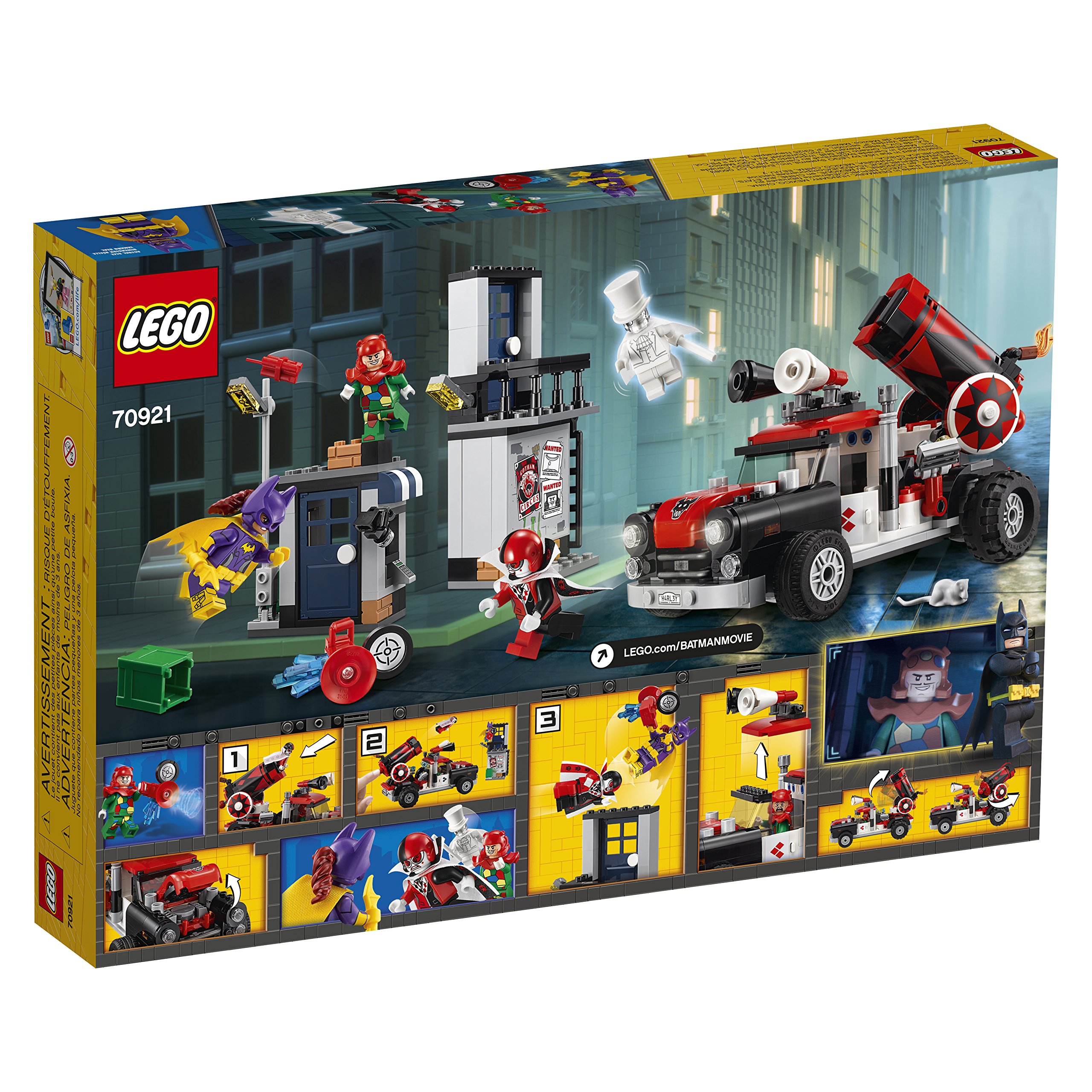 Foto 5 | Kit De Construcción Lego Batman Movie Harley Quinn Cannonball 70921 - Venta Internacional.
